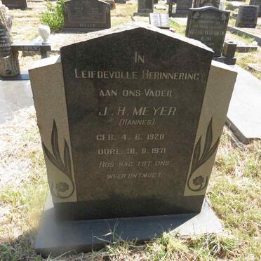 MEYER J.H. 1920-1971