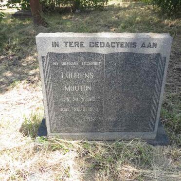 MOUTON Lourens 1913-1970