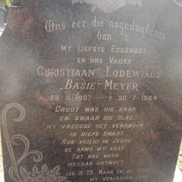 MEYER Christiaan Lodewikus 1907-1964