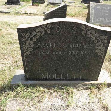 MOLLETT Samuel Johannes 1899-1968