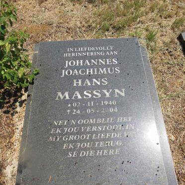 MASSYN Johannes Joachimus 1940-2004