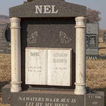 NEL Daniel 1935-2000 &amp; Catharina Elizabeth 1938-