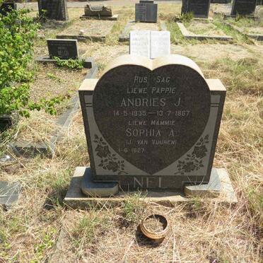 NEL Andries J. 1935-1967 & Sophia A. J. VAN VUUREN 1927- 