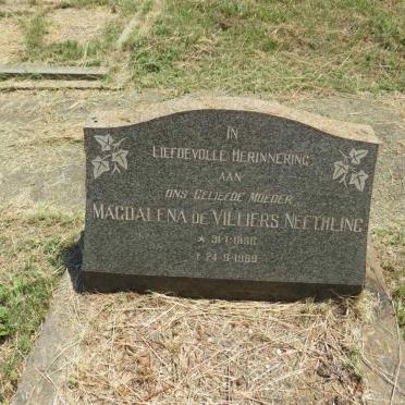 NEETHLING Magdalena De Villiers 1896-1969