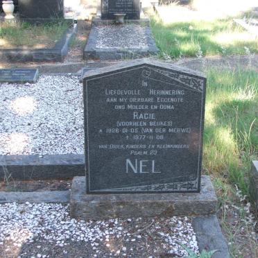 NEL Ragie voorheen BEUKES nee VAN DER MERWE 1926-1977