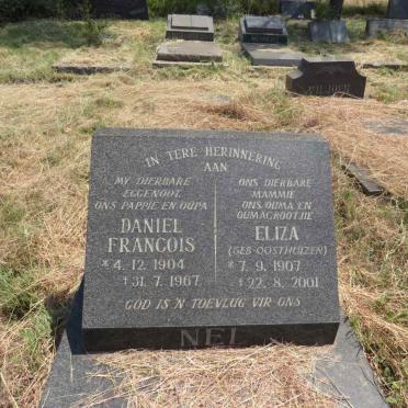 NEL Daniel Francois 1904-1967 & Eliza OOSTHUIZEN 1907-2001