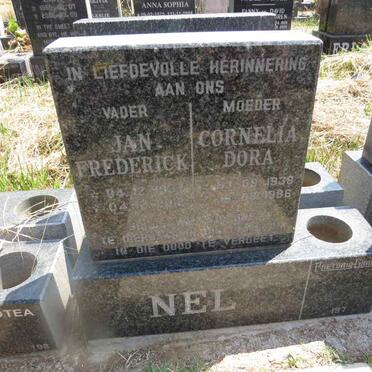 NEL Jan Frederick 1937-2012 & Cornelia Dora 1938-1996