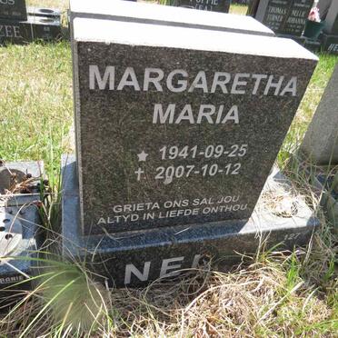 NEL Margaretha Maria 1941-2007