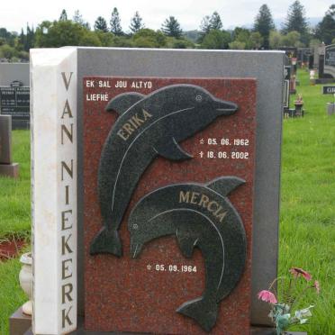 NIEKERK Erika, van 1962 -2002 ::VAN NIEKERK Mercia 1964-