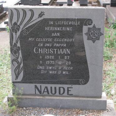 NAUDE Christiaan 1928-1975
