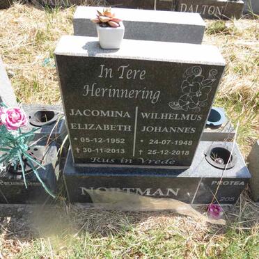 NORTMAN Wilhelmus Johannes 1948-2018 & Jacomina Elizabeth 1952-2013