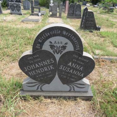 OLIVIER Johannes Hendrik1905-1985 & Anna Susanna 1904-1985
