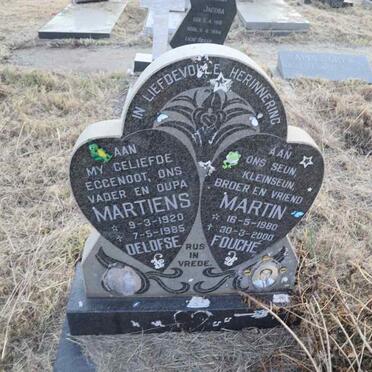 OELOFSE Martiens 1920-1985 :: FOUCHE Martin 1980-2000