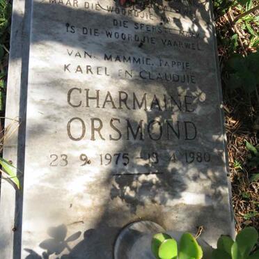 ORSMOND Charmaine 1975-1980