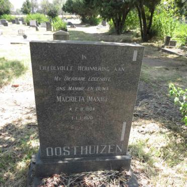 OOSTHUIZEN Magrieta 1904-1970