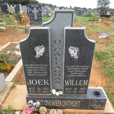 O'CALLAGHAN Willem 1932-2022 & Joek 1937-2022