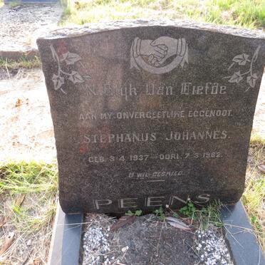 PEENS Stephanus Johannes 1937-1962