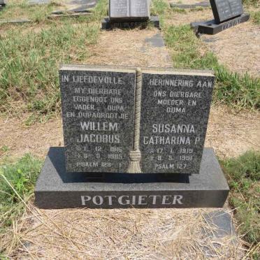 POTGIETER Willem Jacobus 1916-1985 & Susanna Catharina P. 1919-1991