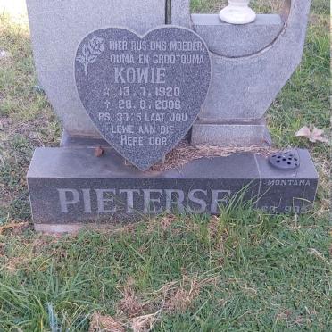 PIETERSE Kowie 1920-2006