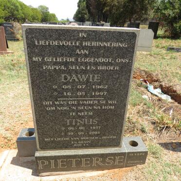 PIETERSE Tinus 1957-2003 :: PIETERSE Dawie 1962-1997
