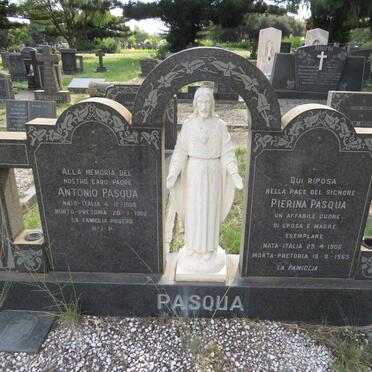 PASQUA Antonio 1908-1982 & Pierina 1906-1965
