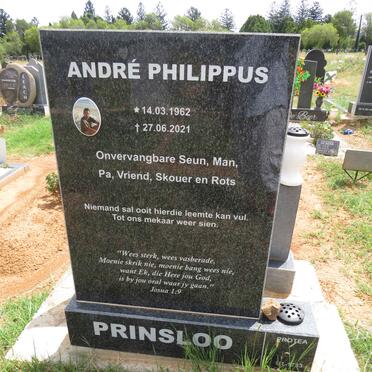PRINSLOO Andre Philippus 1962-2021