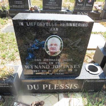 PLESSIS Wynand Johannes, du 1957-2017 