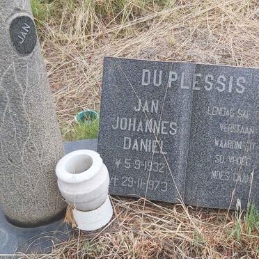 PLESSIS Jan Johannes Daniel, du 1932-1973