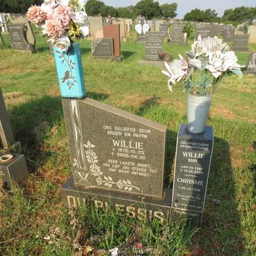 PLESSIS Willie, du 1947-2020 & Chrissie 1950- :: DU PLESSIS Willie 1975-2000 _1