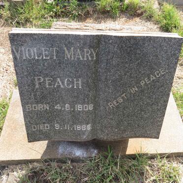 PEACH Violet Mary 1906-1965