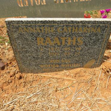 RAATHS Annatjie Catharina 1972-2021