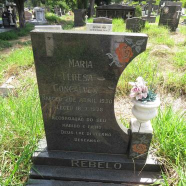 REBELO Maria Teresa Goncalves 1950-1978