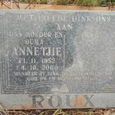 ROUX Annetjie 1952-2000
