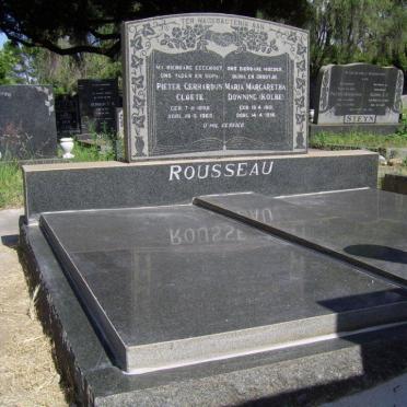 ROUSSEAU Pieter Gerhardus Cloete 1899-1968 &amp; Maria Margaretha Downing KOLBE 1901-1996