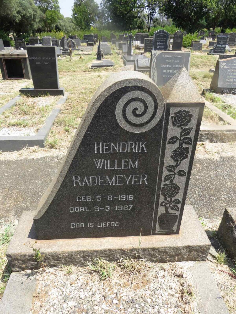 RADEMEYER Hendrik Willem 1915-1967