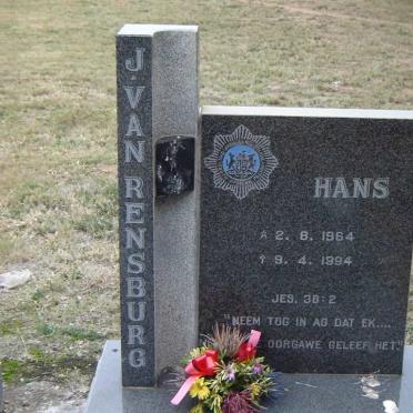 RENSBURG Hans J. van, 1964-1994