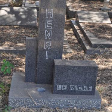 RICHE Henri, le