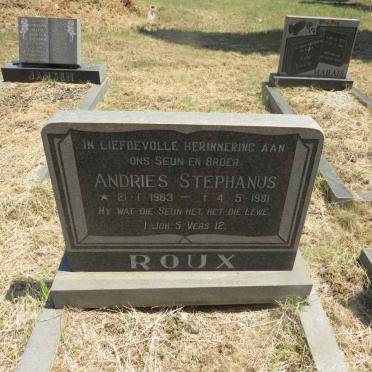 ROUX Andries Stephanus 1963-1981