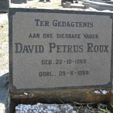 ROUX David Petrus 1868-1959
