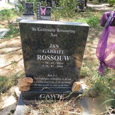 ROSSOUW Jan Gabriel 2020-2020