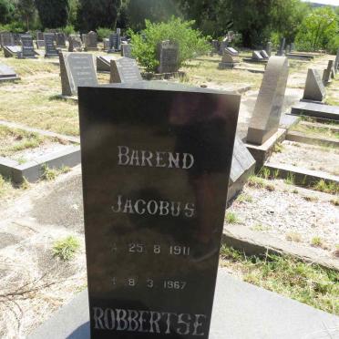 ROBBERTSE Barend Jacobus 1911-1967