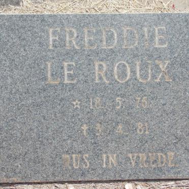 ROUX Freddie, le 1976-1981