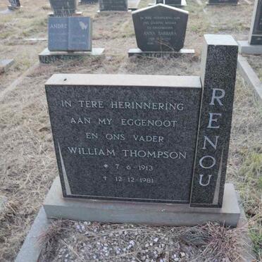 RENOU William Thompson 1913-1981