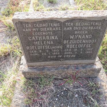 ROELOFFSE Wynand Bezuidenhout 1912-1960 & Catharina Helena JACOBS 1913-1959