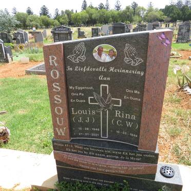 ROSSOUW J.J. 1946-2021 & C.W. 1949- 