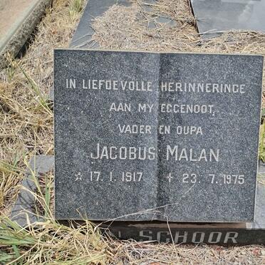 SCHOOR Jacobus Malan, van 1917-1975