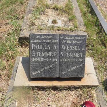 STEMMET Paulus A. 1939-1971 :: STEMMET Wessel J. 1970-1971
