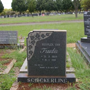 SCHICKERLING Trudie 1929-1981