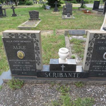SCRIBANTE Alice 1894-1972 & Onorina 1895-1966