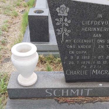 SCHMIT Charlie 1918-1976 :: SCHMIT Magriet 1925-2002